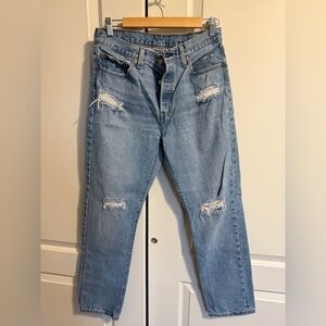 Levi’s WOMENS 501 Original Jeans Size 29W 30L